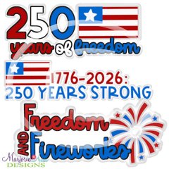 America 250 Years Titles SVG Cutting Files America 250 Years Titles SVG Cutting Files
